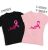 Breast Cancer Butterfly Flower Pink Ribbon Unisex Mens Womens T Shirt