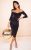 Dancing Leopard Women’s Jax Off Shoulder Knot Dress Sparkle Print Ladies Outfit