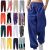 Ladies Harem Pant High Waist Sweatpants Women Baggy Straight Leg Sports Trousers