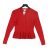 Monsoon Women’s Cardigan UK 12 Red 100% Cotton Round Neck Cardigan