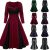 Halloween Womens Skull Fancy Dress Adult Gothic Punk Witch Costume Cosplay Dress