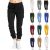 Womens Ladies Combat Cargo Trousers Stretch Elasticated Waist Jogger Cargo Pants