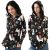 Women Long Sleeve Christmas Hoodie Snowflake Pullover Ladies Hooded Sweatshirt