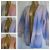 NEW ZARA CARDIGAN CABLE KNIT OMBRE COSY BLUE BROWN PINK LONGLINE WINTER S – XL