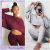 Women Cable Knit Crop Top Suit Ladies Co ord Loungewear 2pcs Tracksuit Set