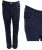 Ladies M*S Embellished Jeans Straight Cotton Stretch High Waist Indigo Dark Blue