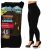 LADIES WOMEN THERMAL LEGGINGS FLEECE LINED WINTER THICK BLACK 4.9 TOG S-XXL