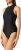 Speedo Women’s Essential Hydrasuit Flex Swimsuit Swimming Costume Black BNWT