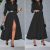 UK 8-24 Womens Lapel V Neck Long Sleeve Midi Dress Casual Loose Shirt Dresses