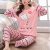 Womens Cat Pyjamas Pj Set Long Sleeve Top Nightwear Lounge Wear Pyjama M-2XL