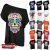 Womens Ladies Halloween Skull Skeleton Heart Off Shoulder Baggy Batwing T-Shirt