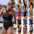 Women Sexy Padded One Piece Swimsuits Tummy Control Monokini Swimming Costume UK