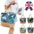 Handbag BEACH SUMMER SHOULDER CANVAS HOLIDAY Large TOTE BAG Leaf print PATTERN