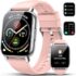 Smart Watch for Women Answer/Make Calls, 1.85″ Smartwatch, 2024 Fitness Watch with Heart Rate Sleep Monitor, 112 Sports Modes, Step Counter, IP68 Waterproof Fitness Tracker for Android iOS, Pink