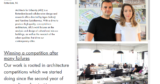 Architects for Urbanity interview and studio profile featured at New Generations