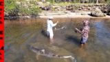 SHARKS HUNTED My Friends in 1FT. of SHALLOW WATER while FISHING!