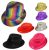 UNISEX ADULTS FEDORA TRILBY SEQUIN GANGSTER HAT FANCY DRESS DANCE PARTY