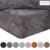 Brentfords Teddy Fleece Fitted Sheet Thermal Warm Single Double King Bedding NEW