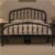 Metal Bed Frame with Arched Headboard and Footboard/Heavy Duty Slat Support