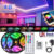 5-30M LED Strip 5050 RGB Lights Colour Changing Tape Cabinet Kitchen Lighting UK