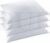 Pack of 4 Pillow Protectors, washable, dustproof, non-allergenic