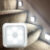 6 LED Motion Sensor Lights PIR Wireless Night Light Battery Cabinet Stair Lamp