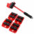 5pcs Heavy Furniture Lifter Lifting Easy Moving Mover 360° Caster Roller Tool