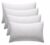 4 PACK White 100% Egyptian Cotton Housewife Hotel Quality Pillowcases