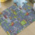 Children’s Village Mat Kids Rugs Town Road Map City Cars Toy Rug Play 80 x 120cm