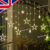 LED Star Fairy String Lights Curtain Window Christmas Party Wedding Xmas Decor