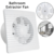 EXTRACTOR FAN VENTILATOR 4″/100mm SILENT POWERFUL BATHROOM TOILET KITCHEN WHITE