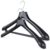 The Hanger Store™ Plastic Coat Suit Hangers Quality Black Hanger Broad Shoulders