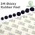 3M SELF ADHESIVE RUBBER FEET ROUND CYLINDRICAL BUMPONS CONE CIRCLE FLAT DOMED