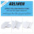 Pillow Protectors Pair Pack 100%Cotton AntiAllergy Zip Pillowcases Covers74x48cm