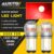 2PCS Pure Red AUXITO 1157 LED Brake Stop Tail Light Bulbs Lamps 7528 2357 2057