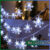 LED Snowflake Lights Battery Christmas Fairy String Light Xmas Wedding Party UK