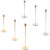 3PCS TULIP NORDIC CANDLESTICKS SET CANDLE HOLDER DINNER PARTY DECOR MODERN HOME