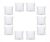 Pack of 10 Extra Deep Filed All Sizes Cushion Pads Inserts Fillers Scatters