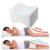 Memory Foam Knee Pillow Side Sleepers Back Leg Hip Pain Pregnancy Relief + Cover