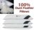 100% Duck Feather Filled Pillows Soft UK Hotel Quality Pillow PACK of 1, 2, 4, 6