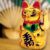 Chinese Lucky Waving Cat Beckoning Maneki Neko Gold Wealth Fortune Feng Shui