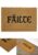 Irish Gaelic Failte Natural Coir Latex Backed Door Mat, 40 x 60 cm