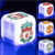 Kids Boys Football LED Night Light Digital Alarm Clock 7-Colour Changing Lamp UK