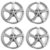 4 ATS Auvora wheels 6.5Jx16 ET46 5×112 SIL for FORD Galaxy