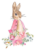 1 Flopsy Bunny pink STICKER DECAL approx 6″ High MATTE VINYL