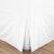 Easy Care White Base Valance Sheet Cotton Percale Single Double King Super Sizes