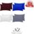 Pillow Cases Pair of Plain Dyed 100% PolyCotton Soft Touch Cosy Pillow Cases