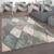 Rug Living Room Short-Pile, Pastel Colours, Pink Yellow in diff. Colours and Siz