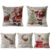 5Pcs Christmas Santa Claus Cushion Cover Pillow Case Xmas Sofa Pillowcase Decor