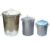 Galvanised Metal Bin Home Garden Rubbish Waste Dustbin Feed Storage 15L 60L 90L